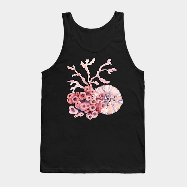 Marine life artwork Tank Top by Cleopsys